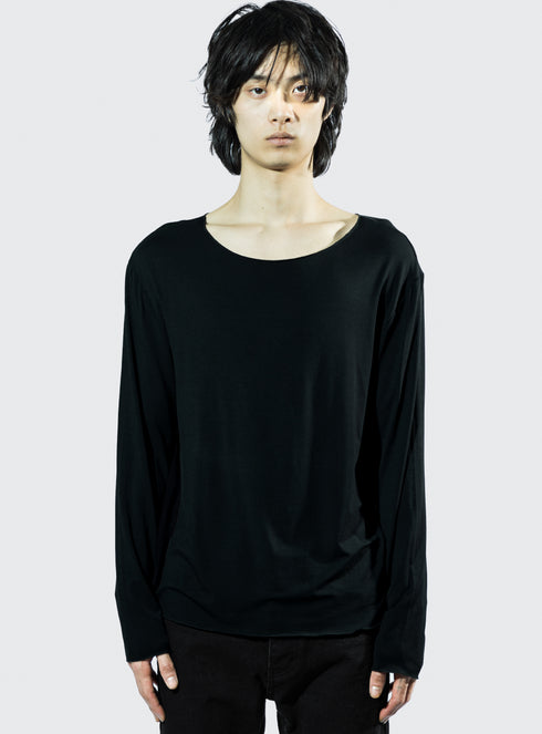 Feather LS Shirt Black - M120810HYB